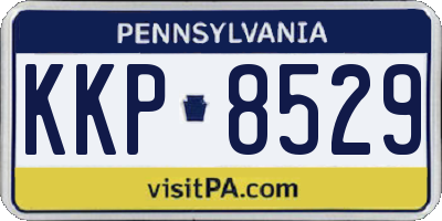 PA license plate KKP8529