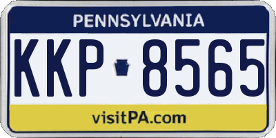PA license plate KKP8565
