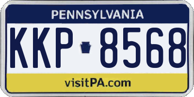 PA license plate KKP8568