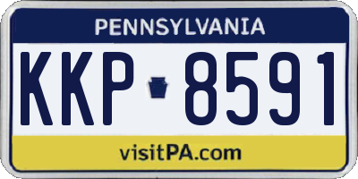 PA license plate KKP8591