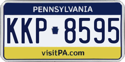 PA license plate KKP8595