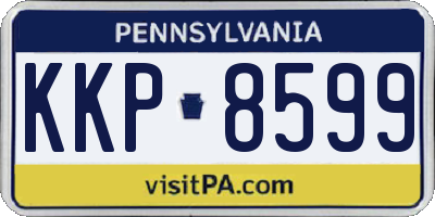 PA license plate KKP8599