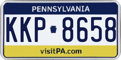 PA license plate KKP8658