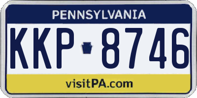 PA license plate KKP8746