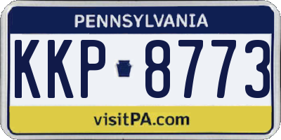 PA license plate KKP8773