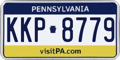 PA license plate KKP8779