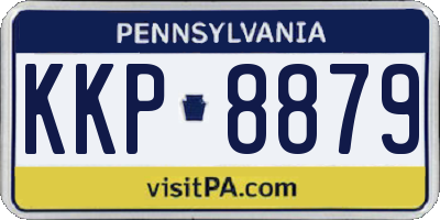 PA license plate KKP8879