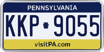 PA license plate KKP9055