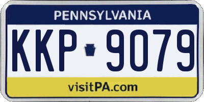 PA license plate KKP9079
