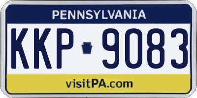 PA license plate KKP9083