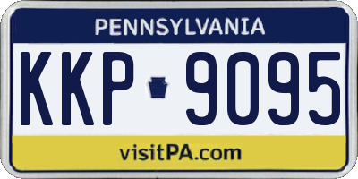 PA license plate KKP9095
