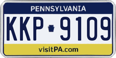 PA license plate KKP9109