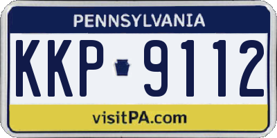 PA license plate KKP9112