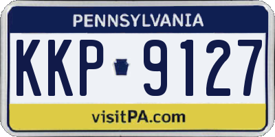 PA license plate KKP9127