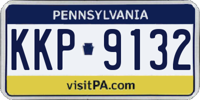 PA license plate KKP9132