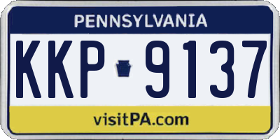 PA license plate KKP9137