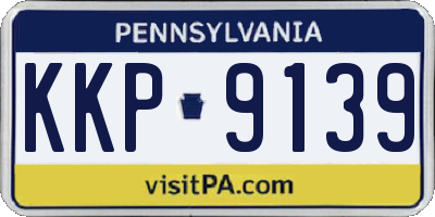 PA license plate KKP9139