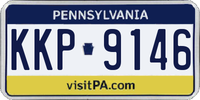 PA license plate KKP9146