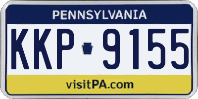 PA license plate KKP9155