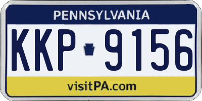 PA license plate KKP9156