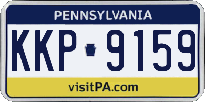 PA license plate KKP9159