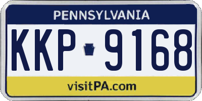 PA license plate KKP9168