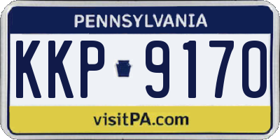 PA license plate KKP9170