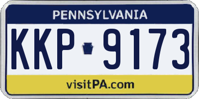 PA license plate KKP9173