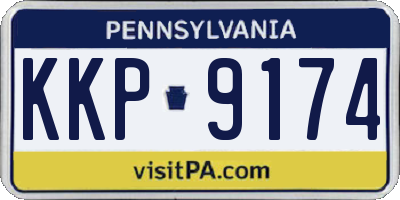 PA license plate KKP9174