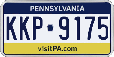 PA license plate KKP9175