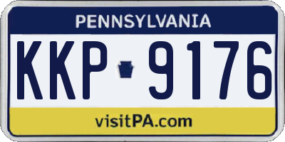 PA license plate KKP9176