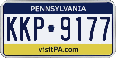 PA license plate KKP9177