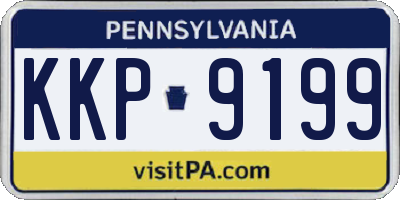 PA license plate KKP9199