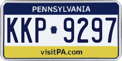 PA license plate KKP9297