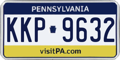 PA license plate KKP9632