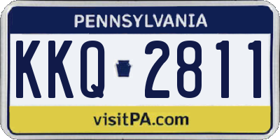 PA license plate KKQ2811