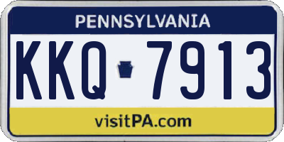 PA license plate KKQ7913