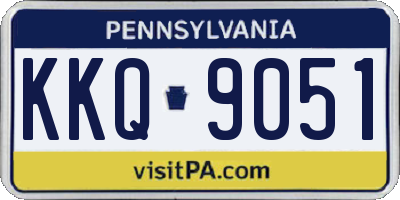 PA license plate KKQ9051