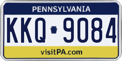 PA license plate KKQ9084