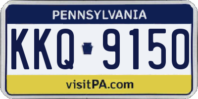 PA license plate KKQ9150
