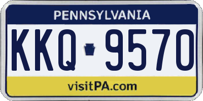 PA license plate KKQ9570