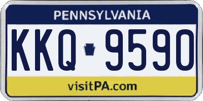 PA license plate KKQ9590