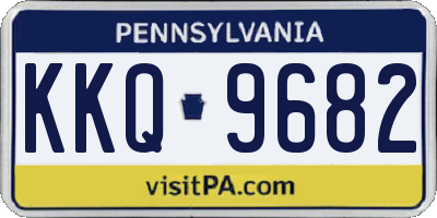 PA license plate KKQ9682