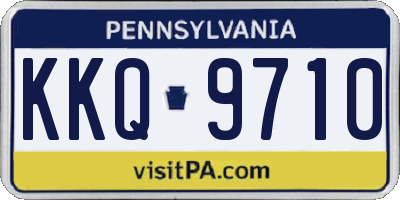 PA license plate KKQ9710