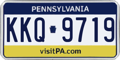 PA license plate KKQ9719