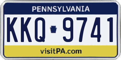 PA license plate KKQ9741