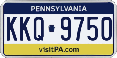 PA license plate KKQ9750