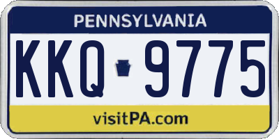 PA license plate KKQ9775