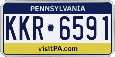 PA license plate KKR6591