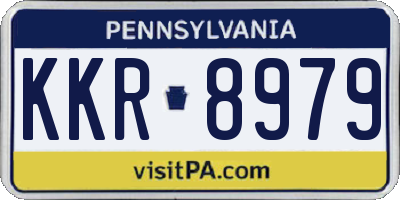 PA license plate KKR8979